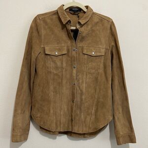 NWT Muubaa Mason Denim Shirt- Arizona Sand